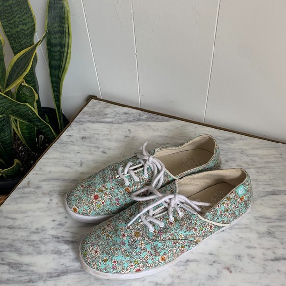Women's Etnies Floral Sneakers size 8 - Picture 11 of 12